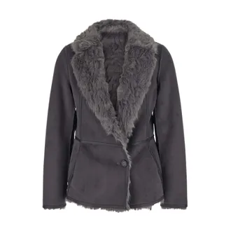 Urban Code Jassen, Dames, Grijs, S, Omkeerbare Blazer