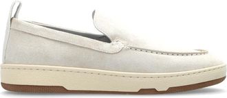 Lanvin Cruiser Suede Mocassins - Heren - Loafers - Grijs - 41 EU - Leer - Schoenen