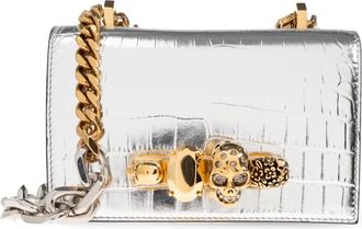 Alexander McQueen Mujer, Bolsos, Gris, Talla: ONE Size