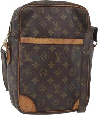 Louis Vuitton Pre-owned Canvas Cross Body Bag - Dames - Vintage Schoudertas - Bruin - ONE Size - Vintage
