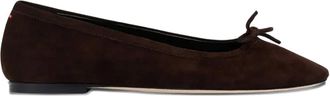 Aeyde Ballerine con fiocco - Marrone