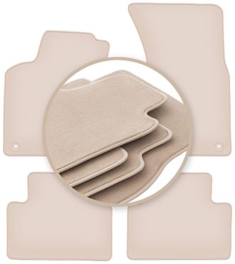 OEM Alfombrillas Premium Beige Para: Porsche Macan Suv 2013