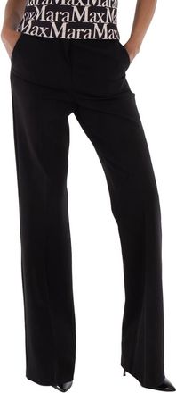 Max Mara Wide-Leg Tailored Trousers, Brand Size 40 ( US Size 6 )