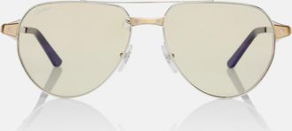 Cartier Santos de Cartier aviator sunglasses