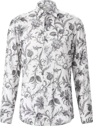 Etro Paisley Viscose Shirt - Heren - Casual Overhemden - Veelkleurig - XL - Overhemden