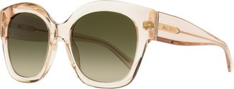 Jimmy Choo London Womens Square Sunglasses Leela FWMHA Nude 55mm