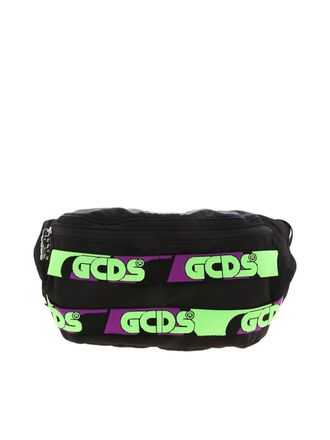 GCDS Logo tech fabric belt bag