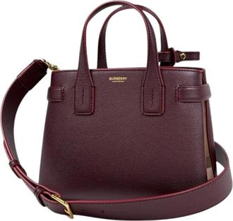 Burberry Pre-owned Handbags, female, Red, Size: ONE SIZE Pre-owned Handbag