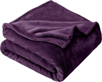 OEM Manta Doble Morada Para Sof&aacute;/cama, Suave Y C&oacute;moda, 60 X 80 Pulgadas