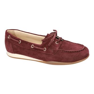 Nero Giardini Velours Moccasin - Dames - Schoenen - Rood - Maat: 35 EU Velours