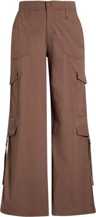 Wit & Wisdom Skyrise High Rise Wide Leg Pants in Mocha at Nordstrom, Size 16W