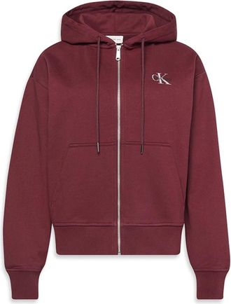 Calvin Klein Donna, Felpe, Rosso, 2Xs, new