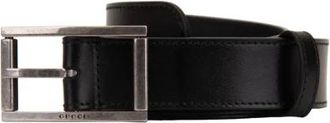Gucci Leren Riem - Heren - Riemen - Zwart - 110 CM - Leer - Accessoires