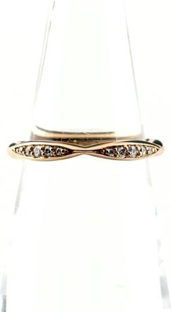 Chanel Camellia Pink Gold (18K) Band Ring (Pre-Owned)