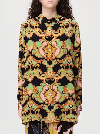 Etro Camicia Etro in misto cotone con stampa Paisley