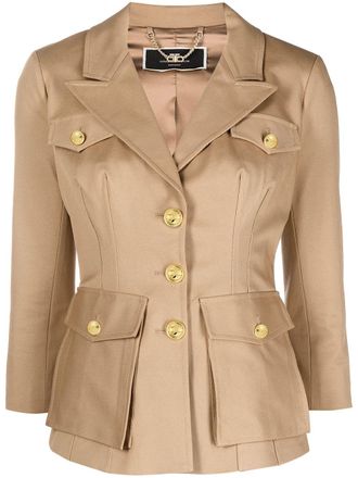 Elisabetta Franchi Blazer con maniche a 3/4 - Toni neutri