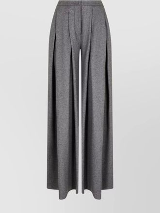 Giorgio Armani high waist full length wide leg trousers