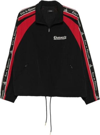 Willy Chavarria Training Jackets, male, Black, Size: L Casa De Chavarria Tape Jacket