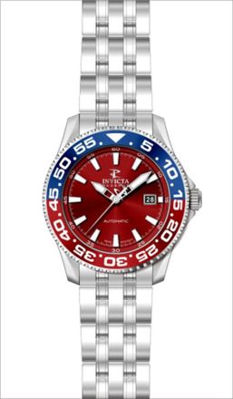 Invicta Reserve Automatic Red Dial Pepsi Bezel Mens Watch 49239