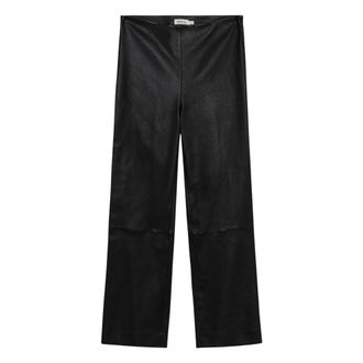 SIMKHAI Veda Cropped Pant - Dames - Broeken - Zwart - Maat: S Katoen