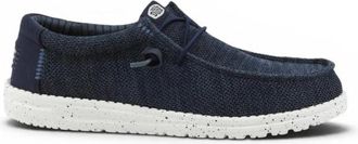Hey Dude Wally Stretch Sox - Heren - Veterschoenen - Blauw - 44 EU - Schoenen