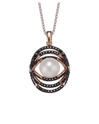 Genevive 18K Rose Gold Vermeil Cz Pendant
