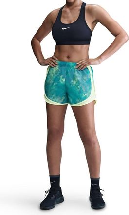 Nike Womens Tempo Lined Dri Fit 3In Shorts In Turquoise