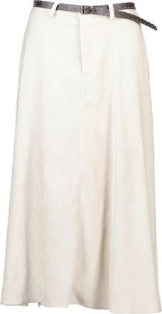 Am&eacute;lie & Am&eacute;lie Gonna Latina - - Skirts - Donna - Bianco - L