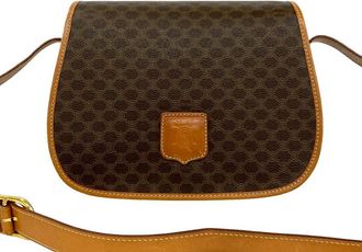 Celine Pre-owned Celine Macadam Coated Canvas Crossbody Bag Ladies 2HX07MBS4F3V8M4S