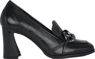 H&ouml;gl Zwarte Lakleren Hoge Hakken Pomp - Dames - Pumps - Zwart - 35 EU - Leer - Schoenen