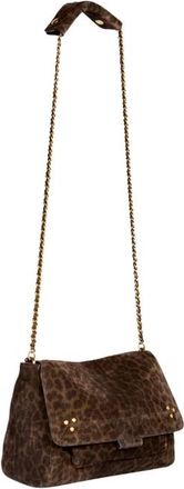 Jerome Dreyfuss Lulu M - Dames - Schoudertassen - Bruin - ONE Size - Katoen - Tassen