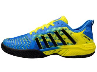 K-Swiss Mens Pickleball Supreme Shoes In Brilliant Blue/optic Yellow