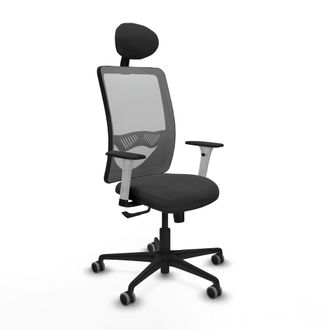 Piqueras y Crespo Silla Piqueras Y Crespo Zulema Transparente Con Reposacabezas Ajustable