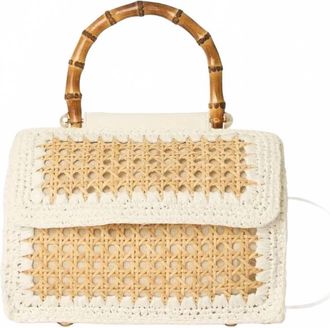 BTB Los Angeles Womens Elodie Bag In Natural White