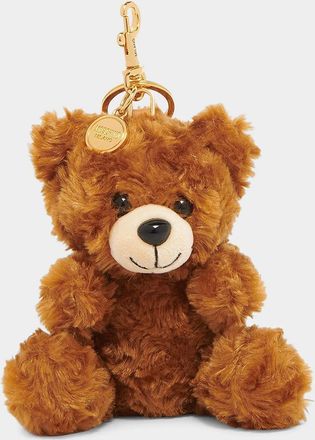 Moschino Plush Faux-Fur Teddy Bear Charm