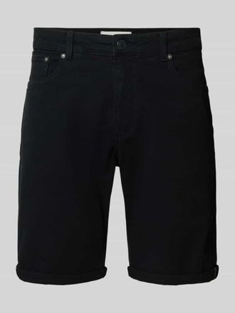 Jack & Jones Jack & Jones Jeansshorts mit Umschlag und Eingrifftaschen Modell RICK ALLEN in Black, Gr&ouml;&szlig;e XXL