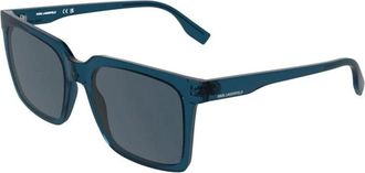 Karl Lagerfeld Square Sunglasses - male - Karl Lagerfeld - Sunglasses - Blue - 55 MM - Accessories