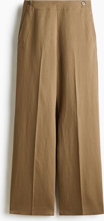 H&M Elegante Twillhose - Beige