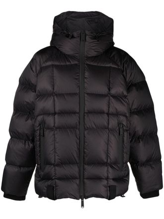Dsquared2 logo-print padded jacket - men - Polyamide/Polyamide/Cotton/Feather Down - 52 - Black