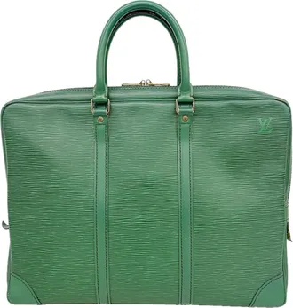 Louis Vuitton Borneo Green Briefcase (Pre-Owned)