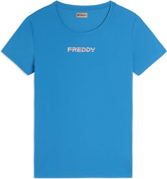 Freddy T-shirt regular in tessuto tecnico leggero