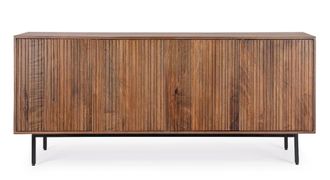 Mathi Design Aparador de madera de mango de 4 puertas L170cm