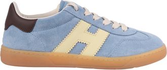Hogan Cool Suede Cream Logo Sneakers