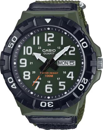 Casio Mens Oversized Sport Watch with Green Dial - MRW-210HB-3BV