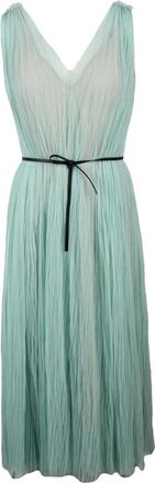 Fabiana Filippi Long Tulle Dress - Green