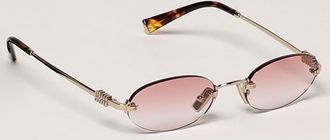 Miu Miu Occhiali da sole in metallo Miu Miu