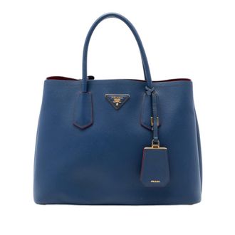 Prada Pre-owned Prada Medium Saffiano Cuir Double Satchel Ladies 95TDICS3ZIJHQA0N