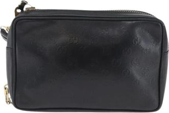 Gucci Pre-owned Cross Body Bags, female, Black, Size: ONE SIZE Pre-owned Vintage Clutch Bag