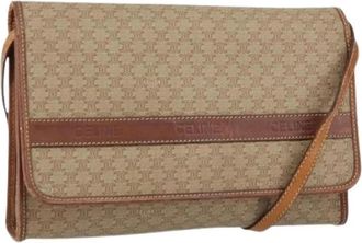 Celine Pre-owned Vintage Plastic Cross Body Bag - Dames - Vintage Schoudertas - Beige - ONE Size - Vintage