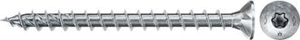 Fischer 200x Power-fast Ii Fpf Ii Ctf 5 X 20 Mm Bc Cabeza Avellanada Con Huella Tx20 Rosca Completa Zincado Galvanizado Pasivado Azul - 670348